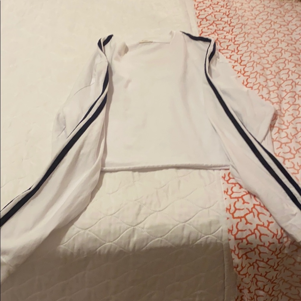 Brandy Melville Long Sleeve with 2 Striped Sleeves